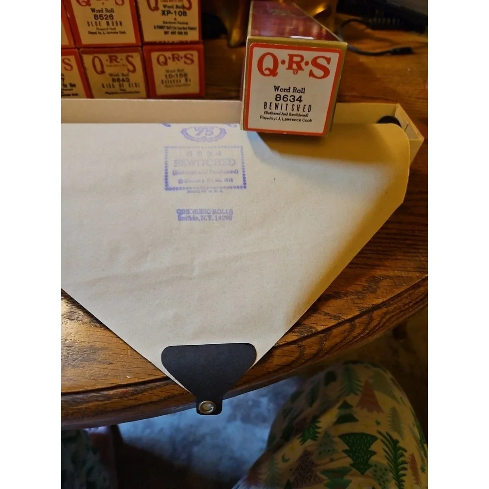 Lot of 14 Vintage QRS Player Piano Rolls